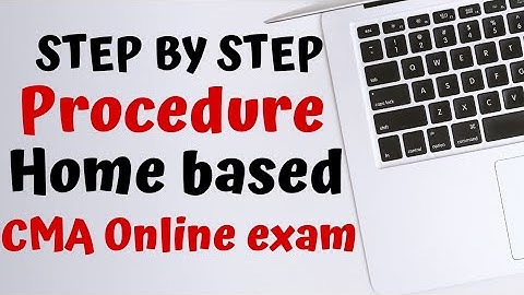 Step by step guide | Home based | Online examination | Procedure | CMA | Catch Concept