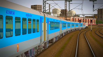 Howrah Ranchi Shatabdi Express in MSTS Open Rails | Indian Train Simulator