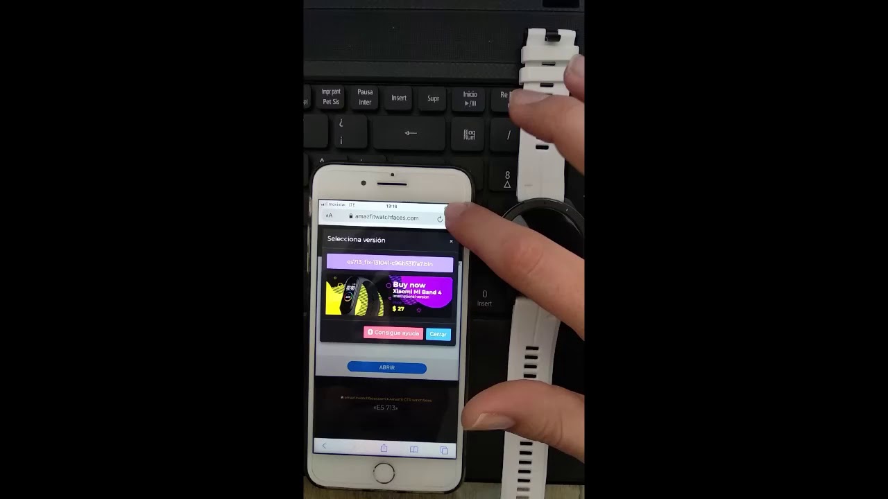AMAZFIT GTR, GTR2 and GTS, GTS2 instalar watchface-Iphone. constumer  watchface - YouTube