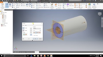 how to extrude a part in inventor 2018