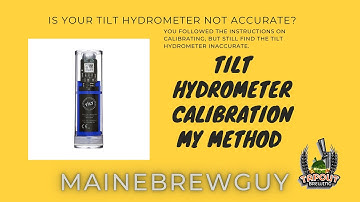 Alternate accurate way to calibrate your Tilt Hydrometer