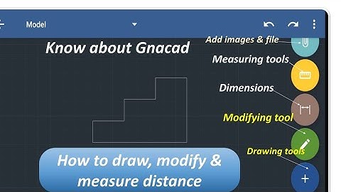 Gncad introduction of making 2d drawing of CAD.