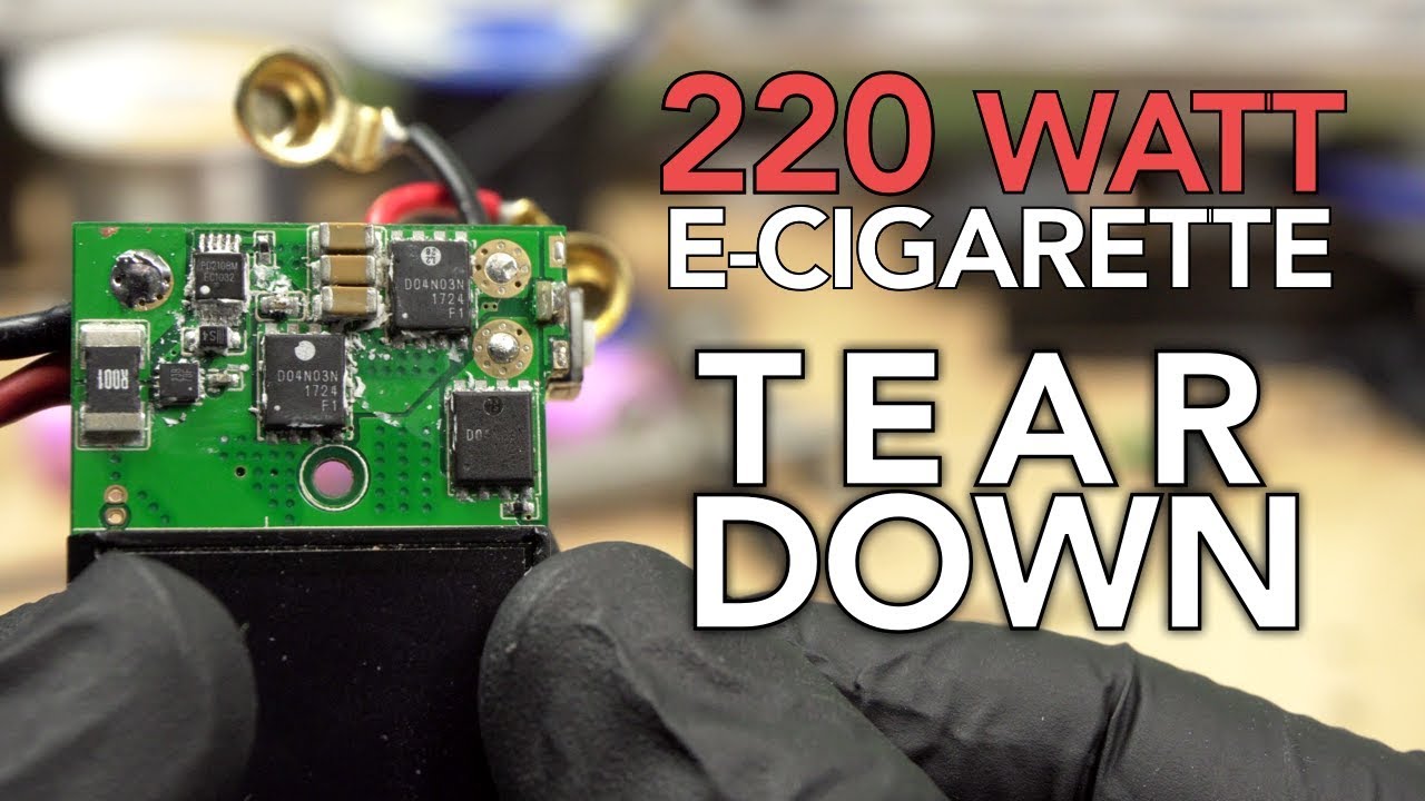 Whats inside a 220W E-Cigarette ?