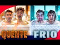 DESAFIO DA PISCINA QUENTE vs FRIA EM DUPLA!