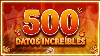 500 DATOS INCREÍBLES y COSAS QUE NO SABÍAS ! ⏰😲
