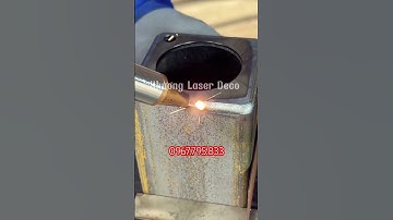 Hàn laser chưa bao giờ hàn đơn giản đến thế các bác ạ #laser #maycokhideco #hanlaserdeco