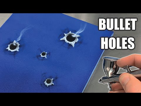 Video: Stillleben-Malvorführung Mit Airbrush-Techniken