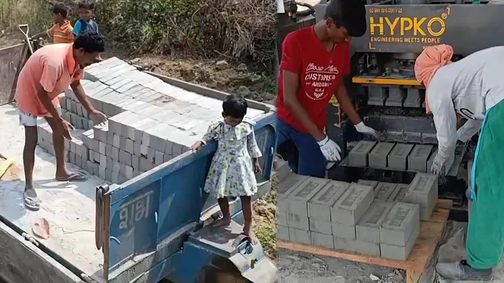 Low Price Fly Ash Brick Machine || Metal to Metal Fly Ash Bricks Machine || HYPKO India