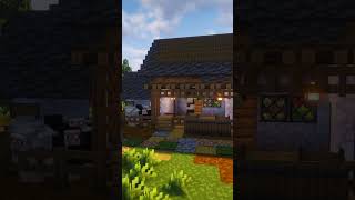 Sheep Shed! Medieval Let's Play! #minecraft #minecraftbuilding #gaming #chill #town #base #village