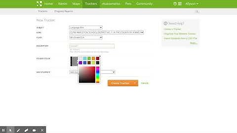 MasteryConnect: Trackers