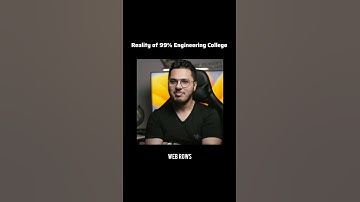 Reality of 99% Engineering College @CodeWithHarry #reailty #coding #youtubers #shorts #trending