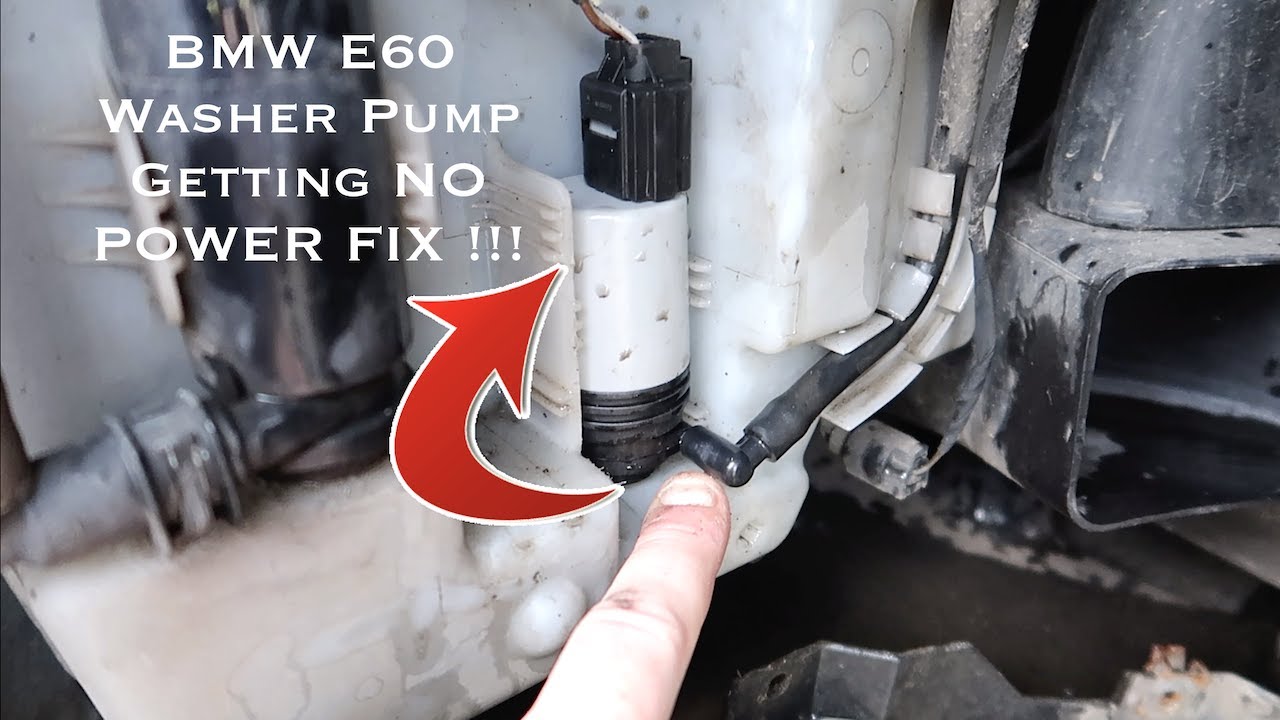 For BMW E60 E61 E63 E66 Filler Pipe for Windshield Washer Fluid