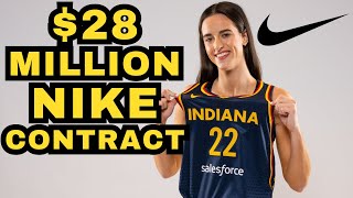 Caitlin Clark Signs $28 Million Nike Deal After Being Drafted #1