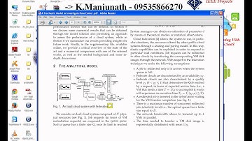 A Stochastic Model to Investigate Data Center Performance and QoS in IaaS Cloud Computing Systems