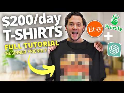 I Found a $200/Day Etsy T-Shirt (Here’s How I Beat It with AI)