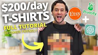 I Found a $200/Day Etsy T-Shirt (Here’s How I Beat It with AI)