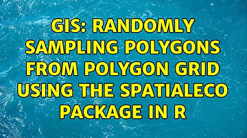 GIS: Randomly sampling polygons from polygon grid using the spatialEco package in R (2 Solutions!!)