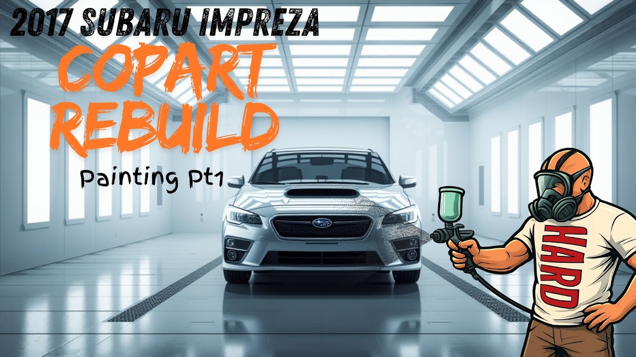 Painting My Copart Subaru… Did I Ruin It? (DIY Door Jamb Paint)