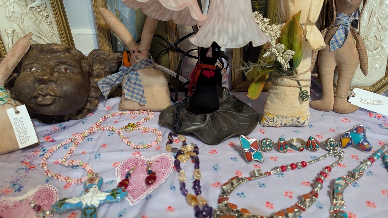 Haul From My Favorite Local Shop The Country Bouquet! OOAK Jewelry & Easter Items + Tibetan Silver 