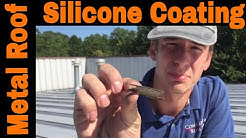 Metal Roofs that Leak: Repair Options - Silicone coating the worst product for metal roof sealant 