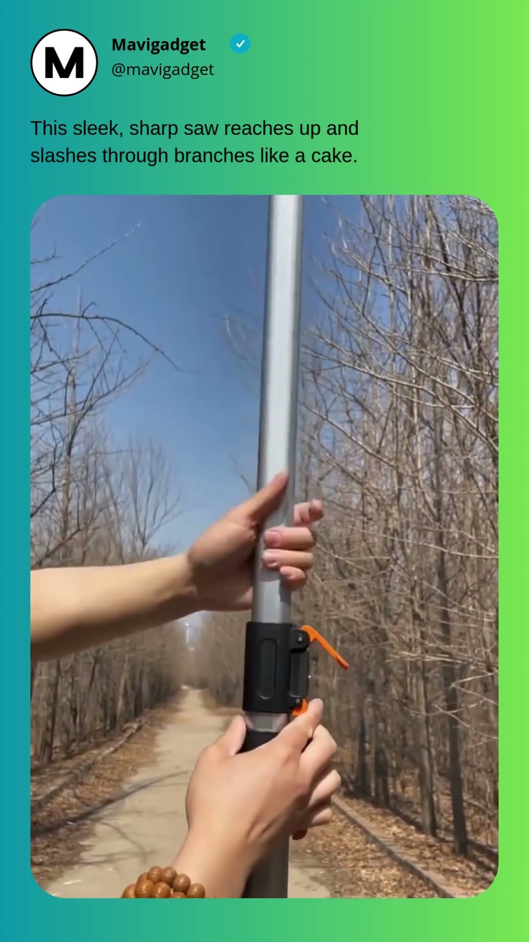 Garden Care Stainless Steel High Branch Saw ✅ Product Link in Bio ( # 2020 )