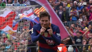 اهداف مبارة برشلونة و إسبانيول 5-0 الدوري الإسباني 8-5-2016