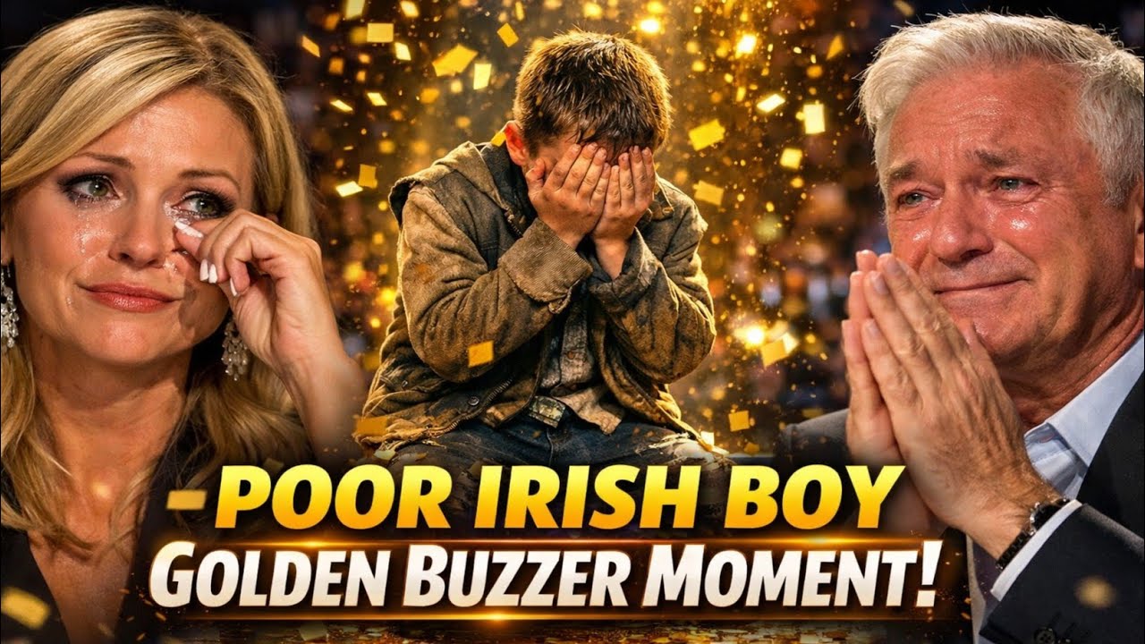 Golden Buzzer Moment 😭 Poor Irish Boy Sings Manila Nights With Pure Soul | Judges Cry Uncontrollably