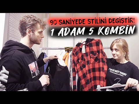 90 SANİYEDE STİLİNİ DEĞİŞTİR (Çektiğini Satın Al Challenge)