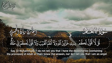 سورة الأنعام كامله بصوت ريان المحيسني