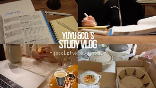 Study vlog / Waking up at 5am & Studying for 8 hours🍊📚 / productive day / Living in Japan