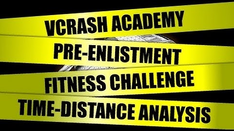 vCRASH Academy | Pre-Enlistment Fitness Challenge | A Time-Distance Analysis