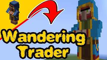Minecraft Wandering Trader - Statue Build, PS4, Xbox, PC, Switch, Pocket edition