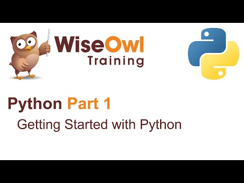 Python Part 1 - Getting started with Python
