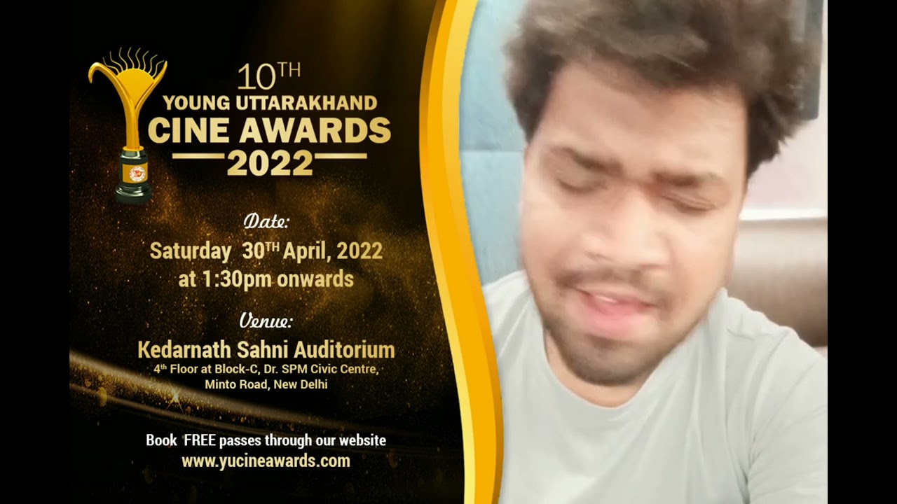 YUCA 2022 | Amit Khare | Young Uttarakhand Cine Awards- YUCA