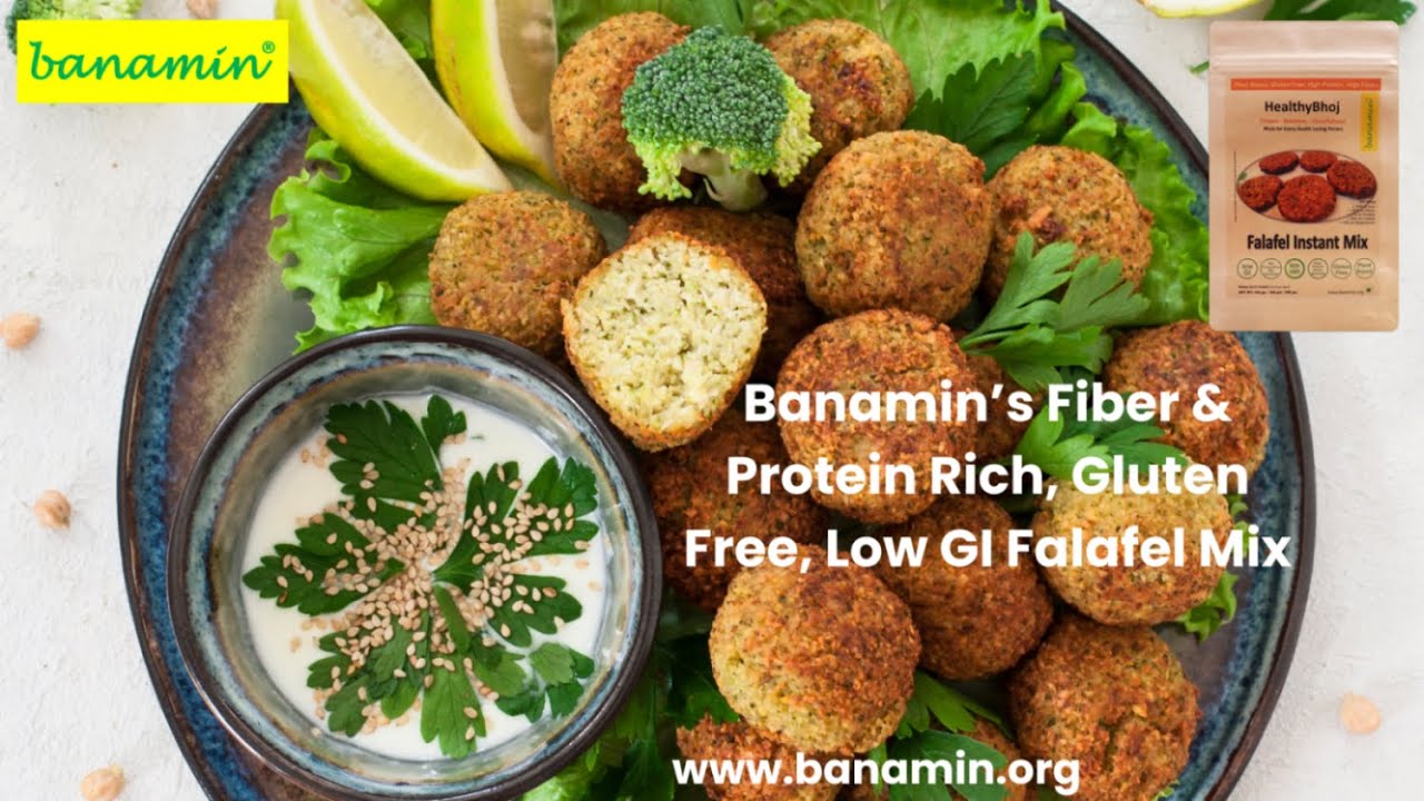 Banamin's Protein Rich, Gluten-Free Falafel Mix | Elevate Your Nutrition without compromising taste