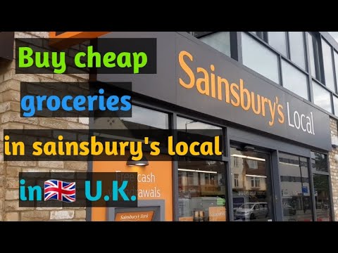 Cheap grocery price in sainsbury local in ????U.K. (@sam choudhary vlogs )