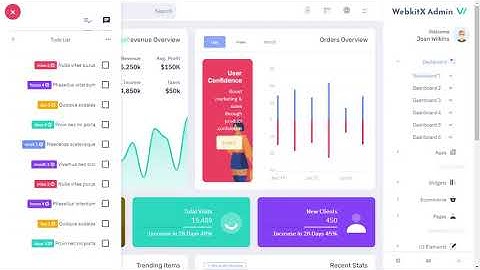 WebkitX Bootstrap 5 Admin Templates with RTL Light Theme