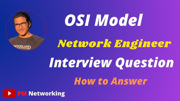 Leg het OSI-model uit | Interviewvraag voor netwerkengineer | Netwerken | #osi #ccna #pmnetworking