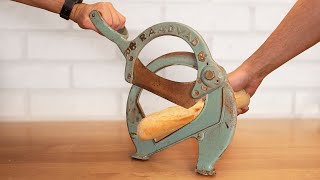 1940&#39;s Rusty Bread Slicer Restoration