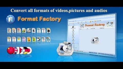 Format factory:How to download and Use  format factory software