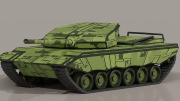 Type 96 Tank Render