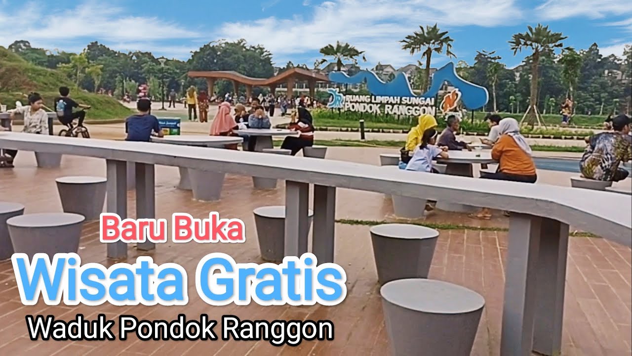 Wisata Murah di Ruang Limpah Sungai Pondok Ranggon||Waduk Penampung Kiriman Air Sebagian dari Bogor