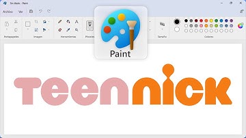 How to draw Teen Nick LOGO in MS Paint 2022🎨