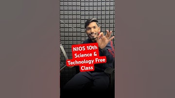 NIOS UDAAN 10th Science & Technology Free Class