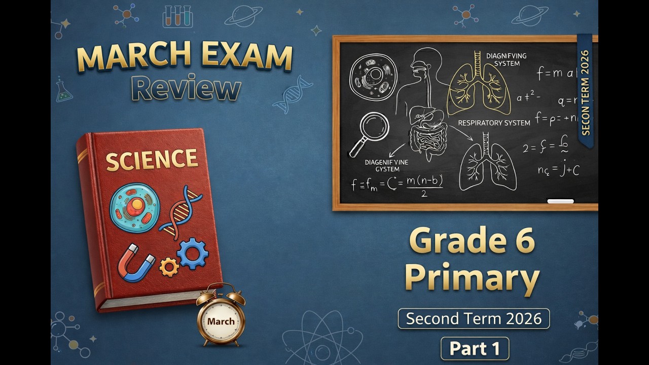 Grade 6 Science March Exam Review | Part 1 (Second Term 2026) - YouTube