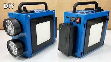 How to Make a Rechargeable Emergency Light // DIY Flashlight