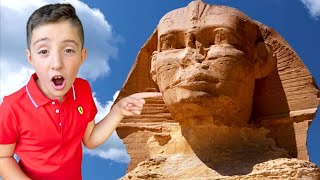 The Great Sphinx of Giza - All You Need To Know! Ancient Egypt for Kids | History for Kids by Oliver and Lucas - Educational Videos for Kids 316,721 views 1 year ago 6 minutes, 45 seconds