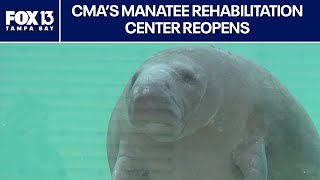 Florida manatee rehabilitation center reopens a year after hurricanes