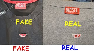 Diesel T shirt  real vs fake. How to spot original Diesel shirt and jersey