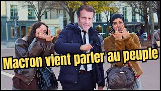 Download Lagu Macron crosses the street to meet the French... things aren't going well for him. MP3